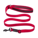 SOFTY Leine | Länge: 175-300cm | Breite: 2,8cm | Farbe: rot/schwarz